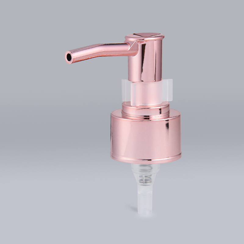 Colorful Stainless steel lotion pump for cosmetics bottle