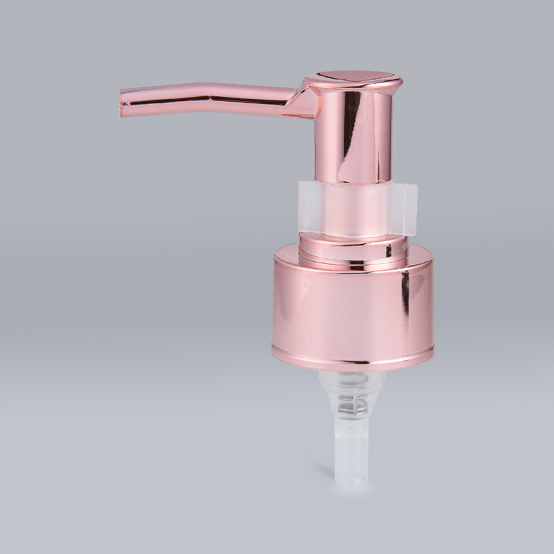 Colorful Stainless steel lotion pump for cosmetics bottle