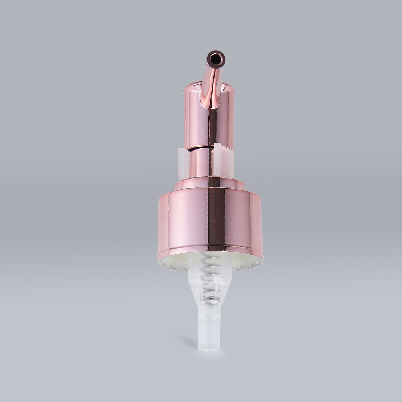 Colorful Stainless steel lotion pump for cosmetics bottle