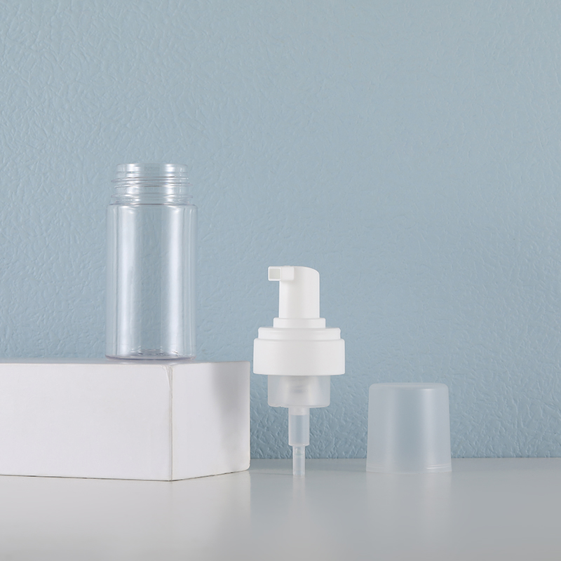 Cosmetic packaging foam pump for plastic bottles
